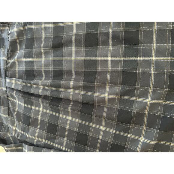 Dixxon Flannel Shirt Womens Small Kamimura Blacksmith Long Sleeve Black Plaid L - Picture 8 of 8